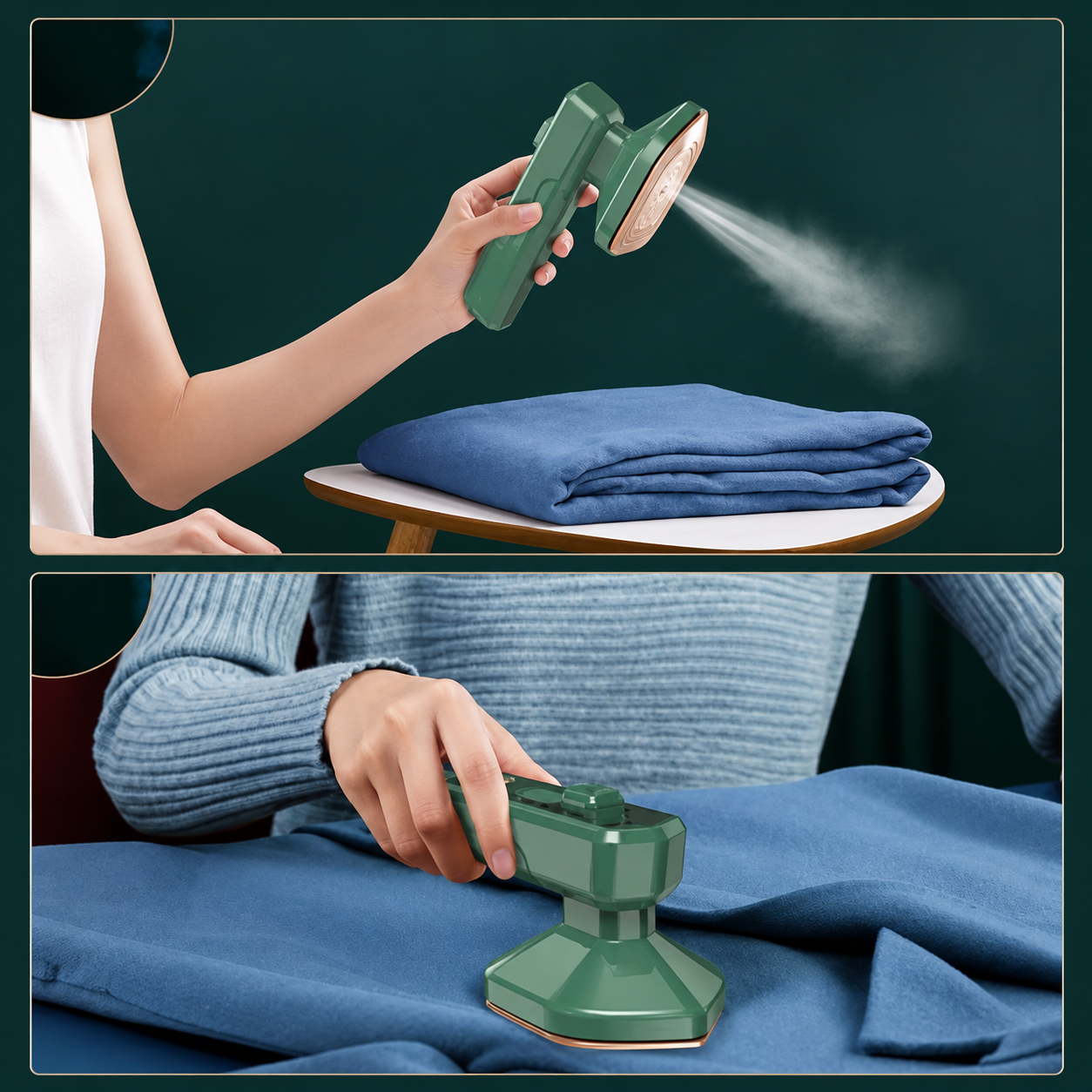 Iron-Travel Steamer Iron for Clothes , Portable Handheld Iron